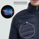 Veste chauffante avec capuche USB pour hommes imperméables document intelligent chaud hiver46