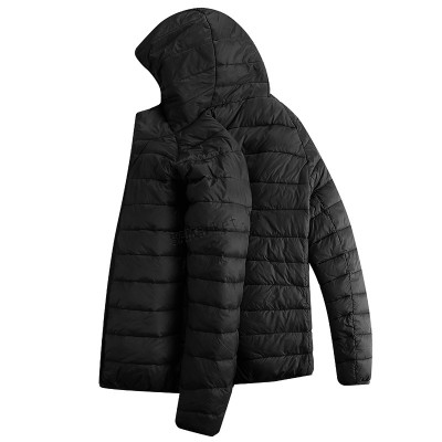 Veste chauffante avec capuche USB pour hommes imperméables document intelligent chaud hiver14