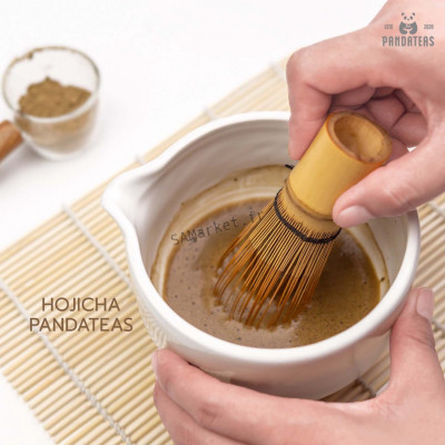Thé Hojicha poudre de thé vert torréfié à haute température 50 grammes6