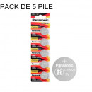 Pack de Piles Boutons Panasonic CR2025 3V Au Lithium3