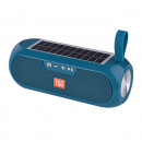 Haut-Parleur Bluetooth Avec Panneau Solaire Étanche Pour Recharge Automatique Usb Auxiliaire Radio Fm Carte TF24