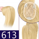 Cheveux synthétiques extensions pour femmes postiche dentelle brune blonde châtain 30cm44