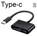 Adaptateur de Type C TF CF SD lecteur de carte mémoire graveur Compact Flash USB-C USB Type-C29