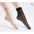 Pack de 10 paires de chaussette ultra mince taille unique genre collant transparent antidérapantes pour femme42