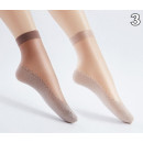 Pack de 10 paires de chaussette ultra mince taille unique genre collant transparent antidérapantes pour femme44