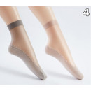 Pack de 10 paires de chaussette ultra mince taille unique genre collant transparent antidérapantes pour femme45