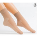 Pack de 10 paires de chaussette ultra mince taille unique genre collant transparent antidérapantes pour femme47