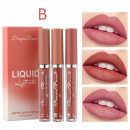 Paquet de 6 Rouge à Lèvres Longue durée Lipstick Liquide Ultra Mat Velours Brillant45